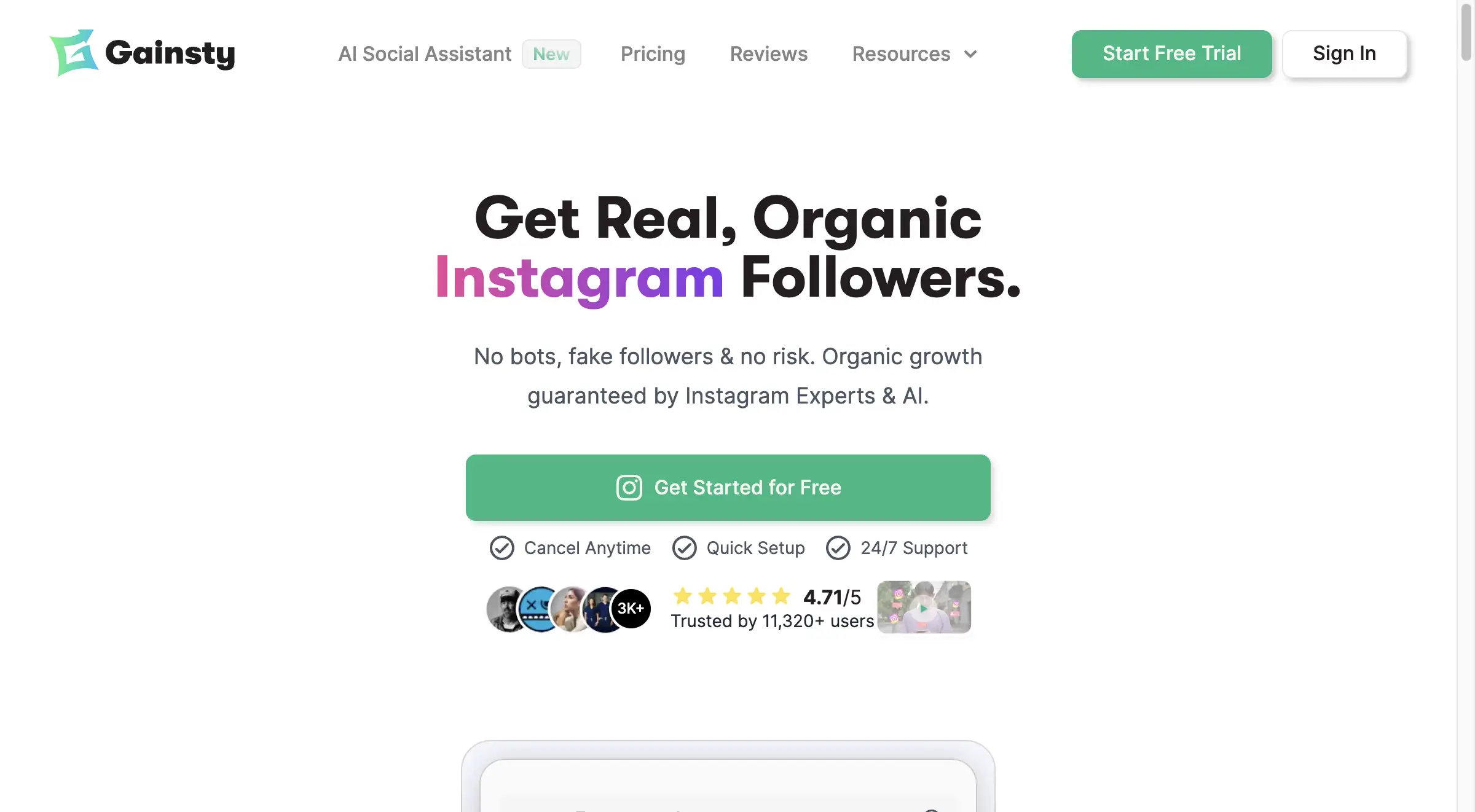 Gainsty: Get Real Instagram Followers Fast